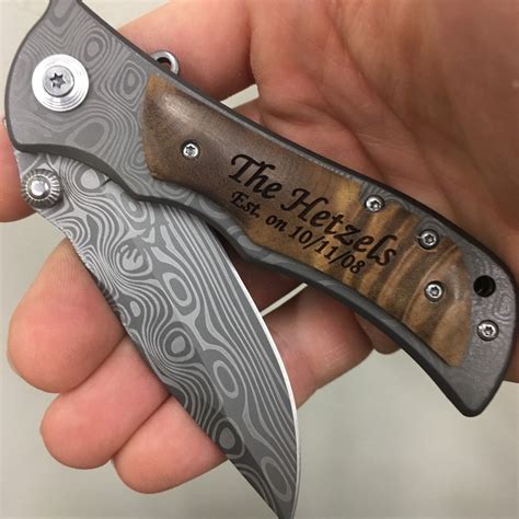 Monogram Knife - Everything Decorated | Engraved pocket knives, Etsy wedding gifts, Personalized ...