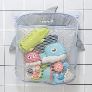 RRJ Bath Toy Organizer for Toddlers – Mesh Storage Bag with Strong ...
