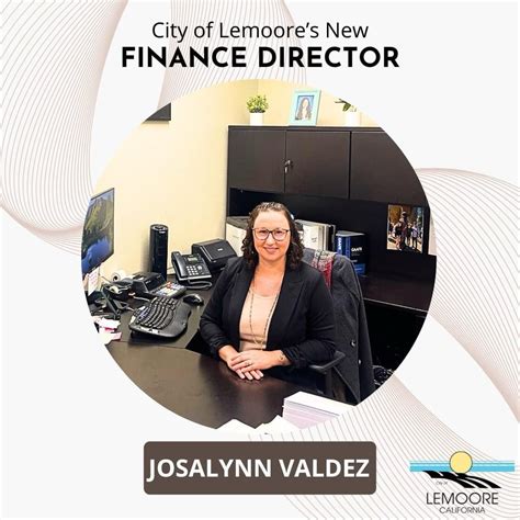 Please join us in congratulating the City of Lemoore's new Finance ...