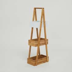 Omnia Brookline Brown 3 Tier Bathroom Storage Stand- Bamboo- 30x 18 Cm ...