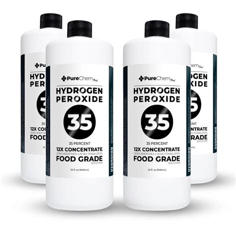 Food Grade 35% Hydrogen Peroxide | Bulk Gallons & Bottles