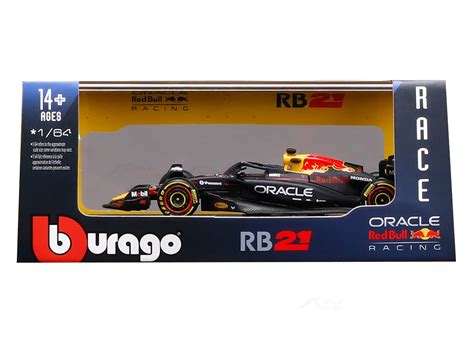 Bburago F1 Red Bull RB21 2025 Max Verstappen Bahrain GP 1/64 Scale Mod ...