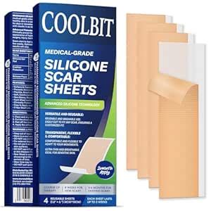 Scar Removal Tape Scar Removal Sheet Strips for C-Section, Acne Scars ...