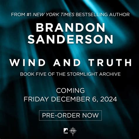 Brandon Sanderson Unveils Highly Anticipated Stormlight Archive Sequel ...