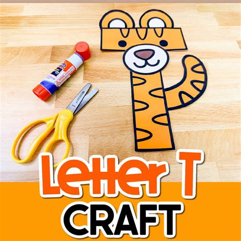 Free Printable Uppercase Letter T Craft Template - Life Over C's