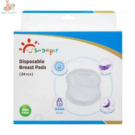 Sun Delight Disposable Breast Pads 24 pcs - Baby Planet