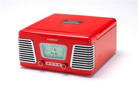 Buy Steepletone Roxy 1 Record Player - 1960s Retro Style Turntable, MW ...