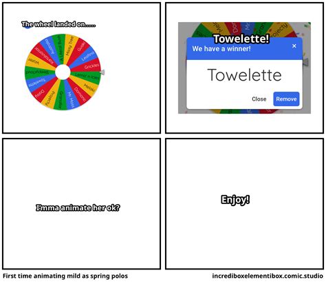 First time animating mild as spring polos - Comic Studio