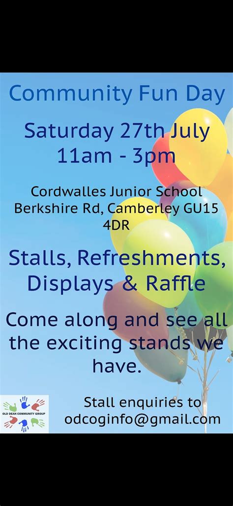 ODCOG Community Funday, Cordwalles Junior School, Camberley, 27 July ...