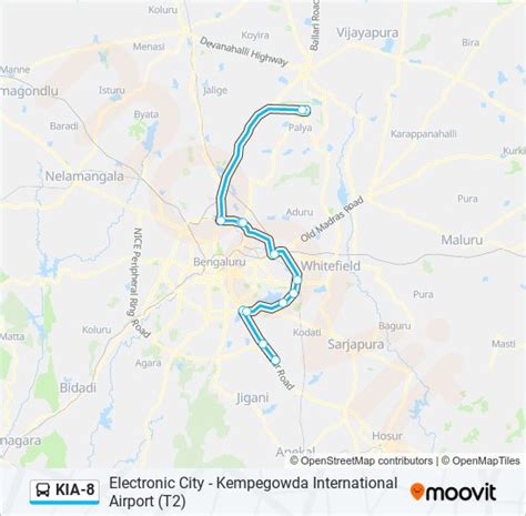 kia8 Route: Schedules, Stops & Maps - Electronic City (Updated)