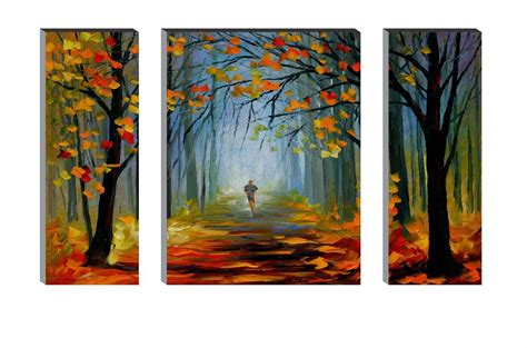 SAF paintings Modern Art Set of 3 6MM MDF Board Digital Reprint ...
