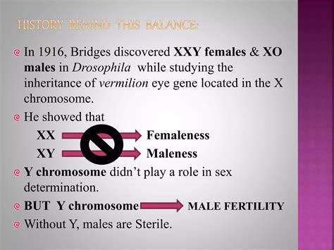 Genic balance theory of bridges gynandromorphs | PPTX