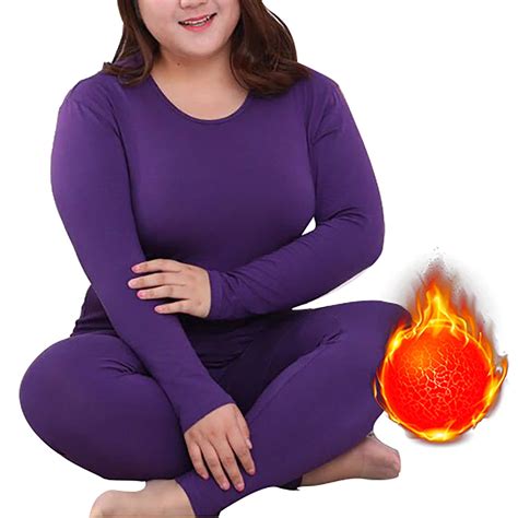 Rigardu Thermal Underwear for Women Crew Neckwomen's Thermal Underwear ...