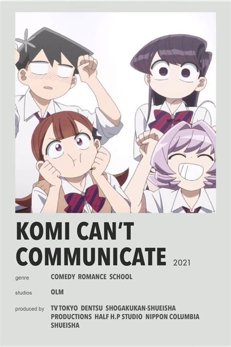 Komi Can't Communicate | Komi cant communicate, Anime, Anime movies