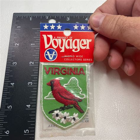 Voyager Brand RED BIRD (CARDINAL) State Bird Virginia Patch O36E | eBay
