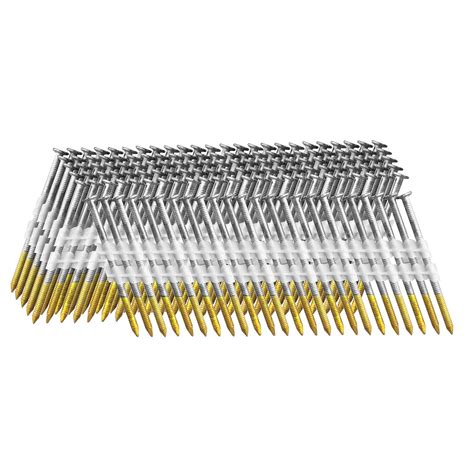 Snapklik.com : 21 Degree Framing Nails 1000 Count, 2-Inch X .113" Ring ...