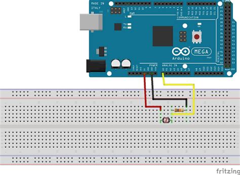 Arduino Analogwerte Tutorial 的图像结果