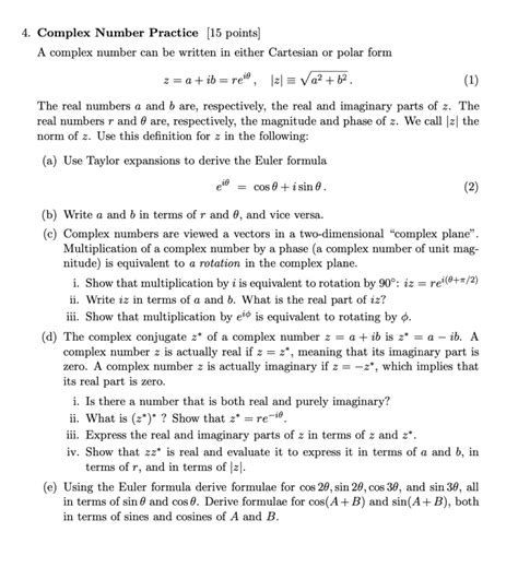Image result for Complex Number Practice Problems
