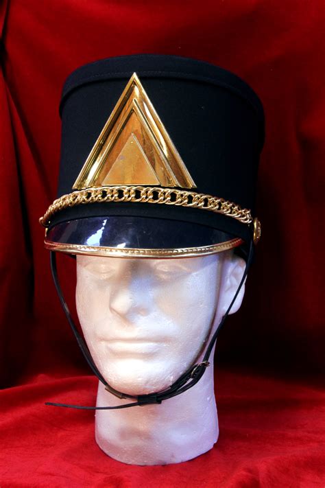 Navy and Gold band hat