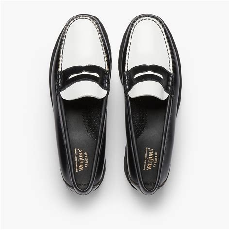 Black And White Loafers Womens | Weejuns 90S Penny Loafers – G.H.BASS