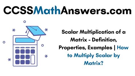 Image result for Scalar Matrix Multiplication Worksheet