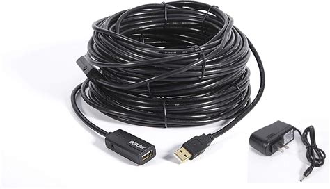 Geplink 30 Meters(100 Feet) Active USB 2.0 Extension Amplifier Cable ...