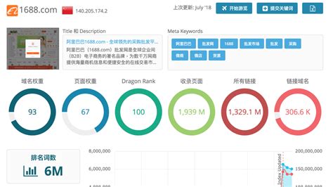 百度和中国SEO工具 - 产品导览 | Dragon Metrics
