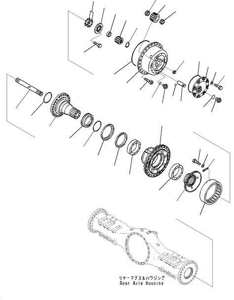 56C-22-15000 Komatsu Final Drive Assembly
