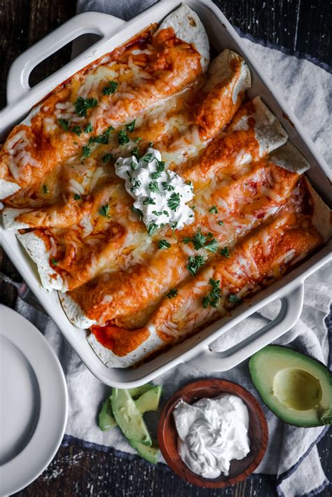 Chicken Enchiladas - Lolo Home Kitchen