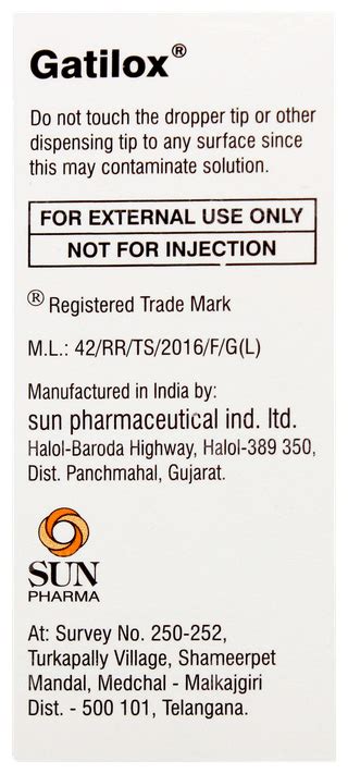 Gatilox 03 Eye Drops 5 Ml - Uses, Side Effects, Dosage, Price | Truemeds