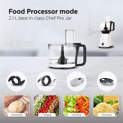 PHILIPS Mixer Grinder 750 Watt, 3 in 1 (Mixer Grinder + Juicer + Food
