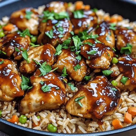 Honey BBQ Chicken Rice Recipe | One-Skillet Dinner - Tasty Recipes At ...
