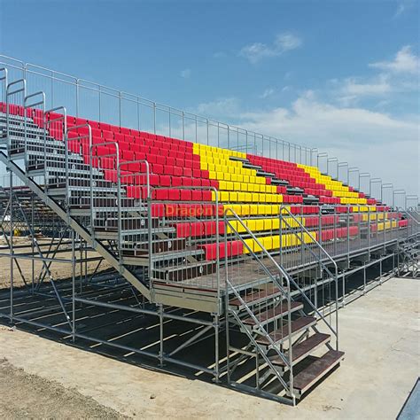 Safety Metal Structure Steel Bleacher Seats Stadium Aluminum Grandstand ...