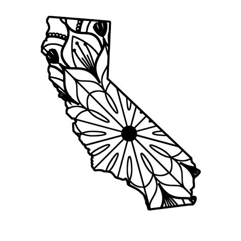California Map Drawing 的图像结果