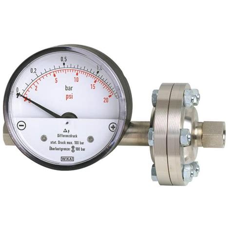 WIKA Bourdon Tube Pressure Gauge, Stainless Steel