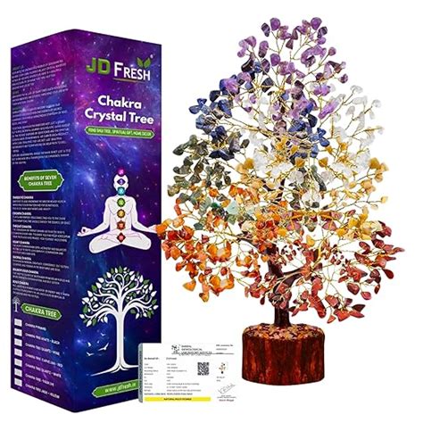 Buy JD FRESH 300 Beads, 7 Chakra Crystal Tree, Showpiece Good Luck and ...