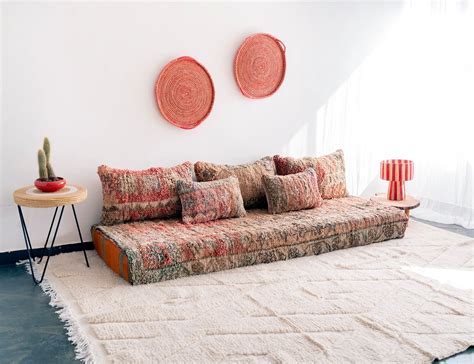 Discover the Comfort and Style of Moroccan Floor Sofas