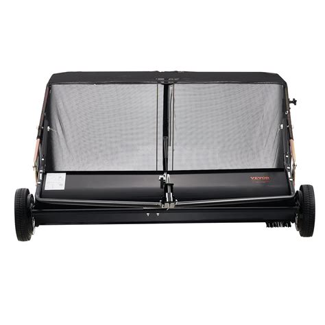 VEVOR Grass Sweeper Pull Behind – 52 Inch Width, 26 Cu Ft