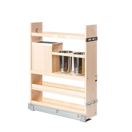 Century Components Maple 8-7/8 in. W Canister Cabinet Organizer with ...