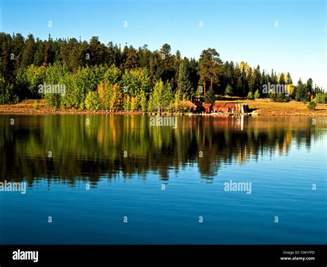 Big Lake, White Mountains of Eastern Arizona. USA Stock Photo - Alamy
