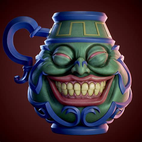 🪴 Pot of Greed - Original Look - Yu-Gi-Oh!・ STL File for 3D printing・Cults