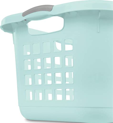 Sterilite 2 Bushel/71 L Ultra Laundry Basket, w/Titanium Handles, 6 ...