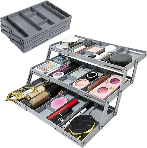 Amazon.com: QZV 3-Tier Expandable Multi-Level Drawer Organizer - Extra ...