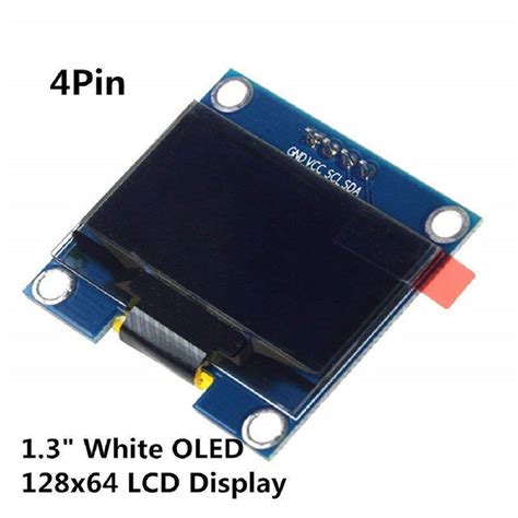 1.3" OLED Display I2C IIC 128 * 64 display module Blue 4pin | Robodo