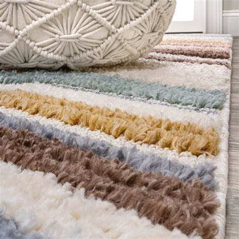 JONATHAN Y Santa Theresa Elin Chevron High-Low 5 X 8 (ft) Multi/Cream ...