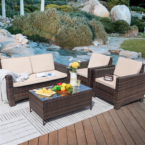 Resin Wicker Patio Furniture Sets