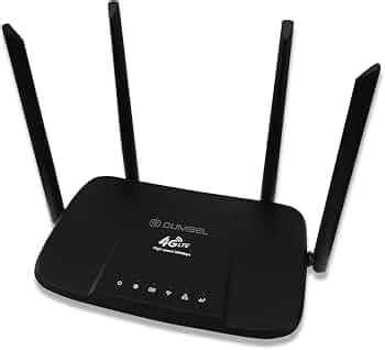 DUMBEL WR-408 Wireless 4G LTE 2.4Ghz Router, Plug and Play, Parental ...