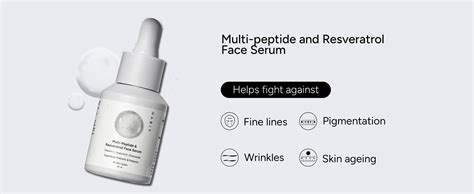 Gabit Multi-Peptide & Resveratrol Pro-ageing Serum For Wrinkles, Fine ...