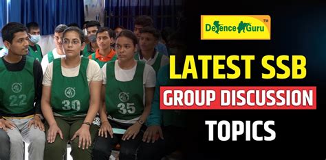 Latest SSB GD Topics For 2021