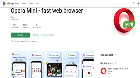 Image result for Opera Mini Link